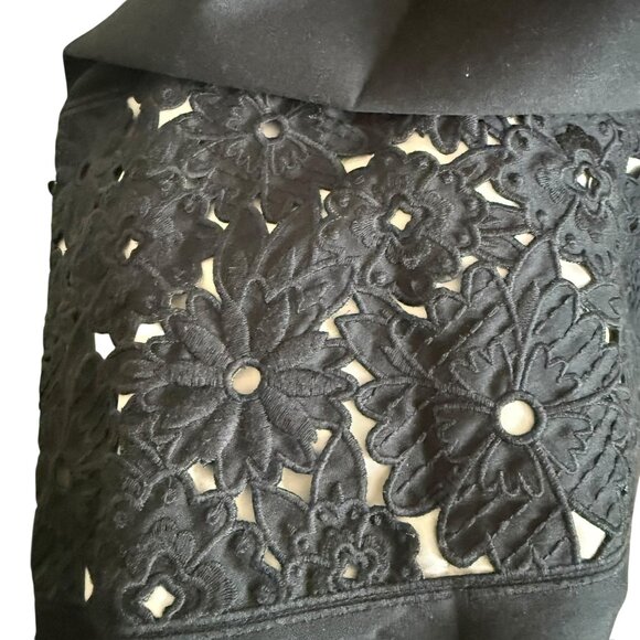 Kate Spade Dress Black US 4 fit and flare dress 50s style square neck LBD knee - Picture 6 of 13